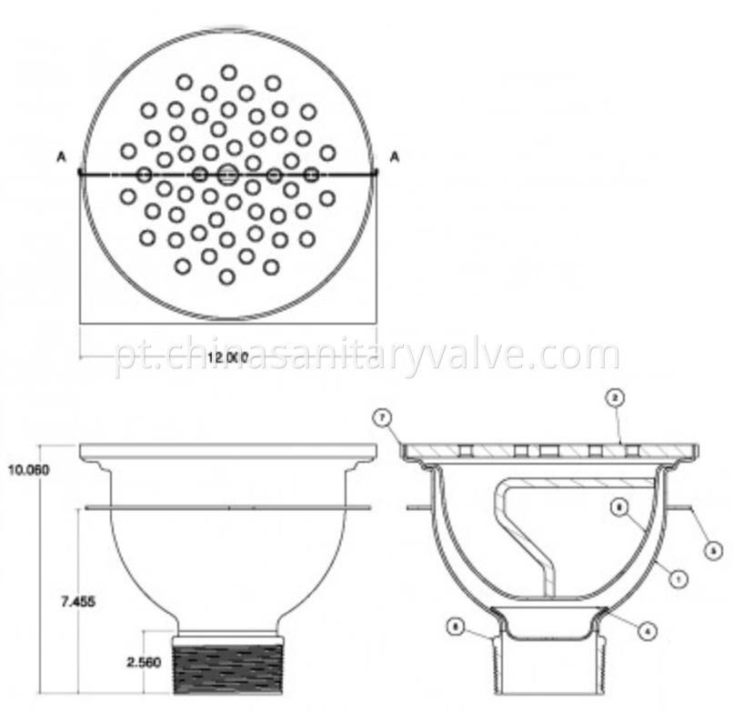 sanitary floor drain2